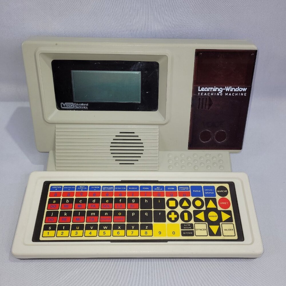 Learning-Window Vintage Electronic Teaching Machine by Vtech